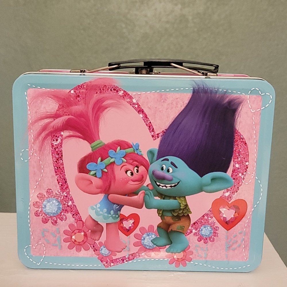 Trolls tin lunch box
